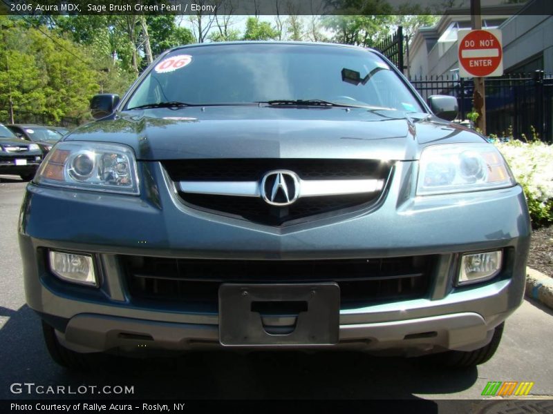 Sage Brush Green Pearl / Ebony 2006 Acura MDX