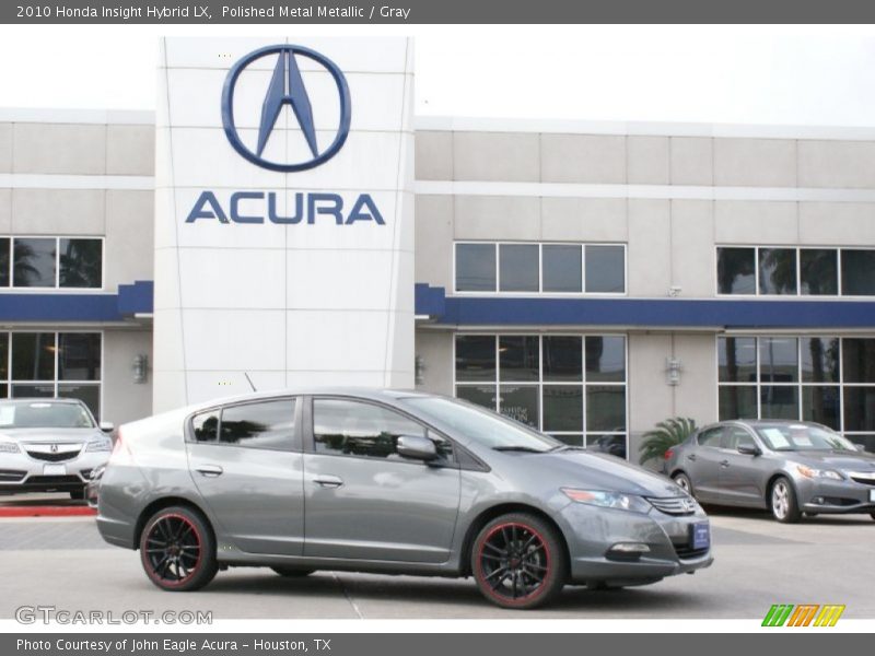 Polished Metal Metallic / Gray 2010 Honda Insight Hybrid LX