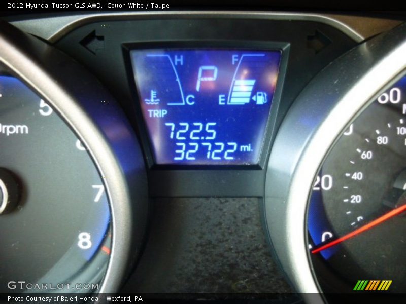 Cotton White / Taupe 2012 Hyundai Tucson GLS AWD