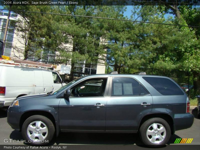 Sage Brush Green Pearl / Ebony 2006 Acura MDX