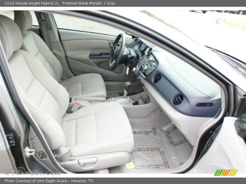Polished Metal Metallic / Gray 2010 Honda Insight Hybrid LX