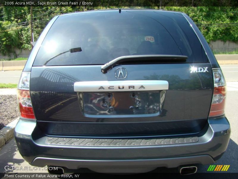 Sage Brush Green Pearl / Ebony 2006 Acura MDX