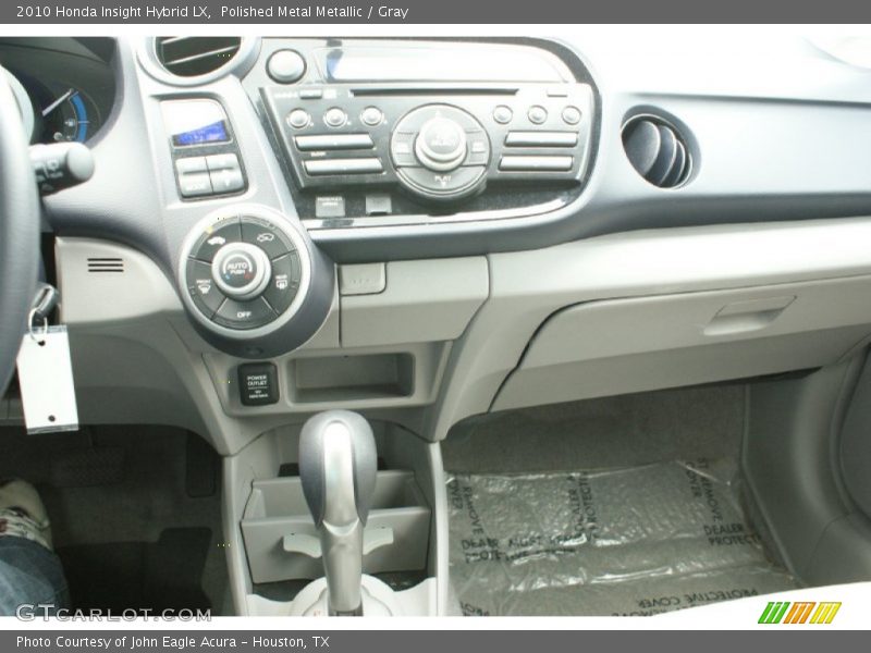 Polished Metal Metallic / Gray 2010 Honda Insight Hybrid LX