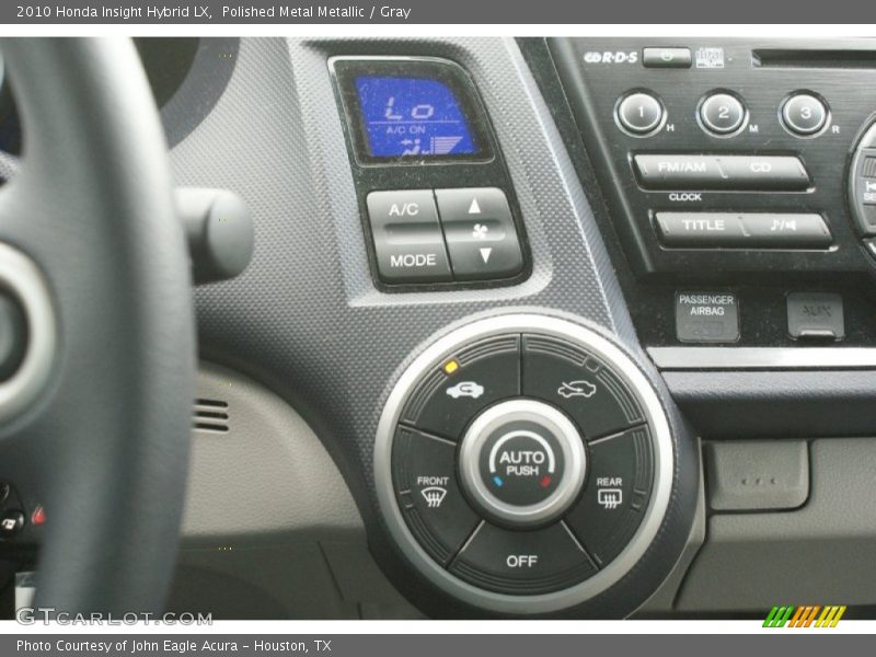 Polished Metal Metallic / Gray 2010 Honda Insight Hybrid LX