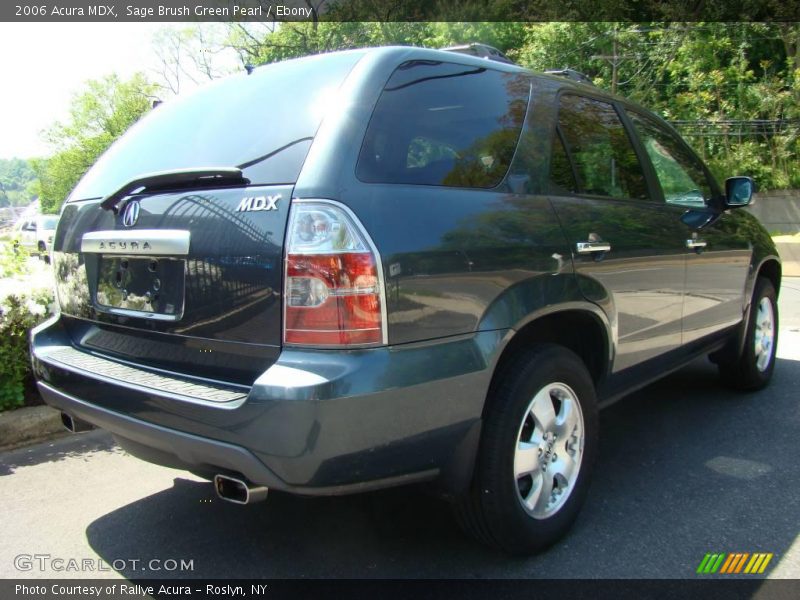 Sage Brush Green Pearl / Ebony 2006 Acura MDX