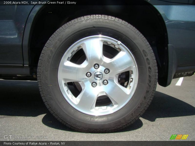 Sage Brush Green Pearl / Ebony 2006 Acura MDX