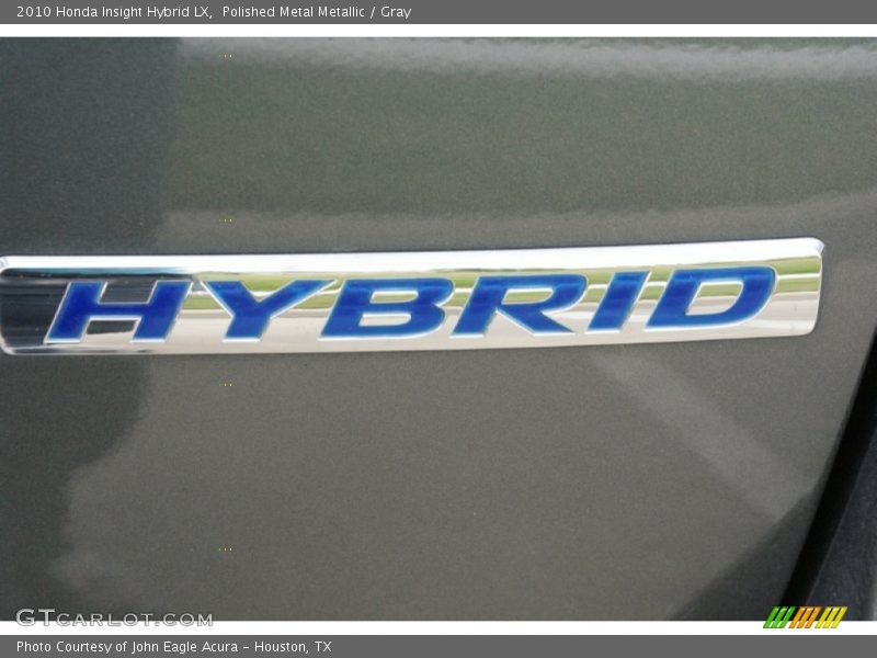 Polished Metal Metallic / Gray 2010 Honda Insight Hybrid LX