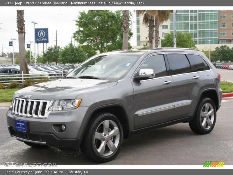 Maximum Steel Metallic / New Saddle/Black 2013 Jeep Grand Cherokee Overland