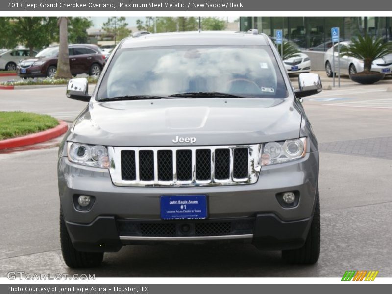 Maximum Steel Metallic / New Saddle/Black 2013 Jeep Grand Cherokee Overland