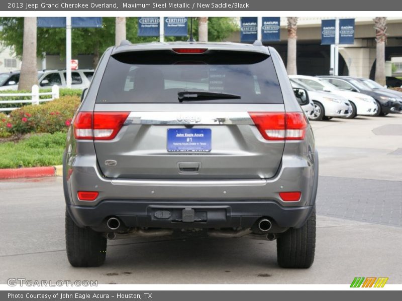 Maximum Steel Metallic / New Saddle/Black 2013 Jeep Grand Cherokee Overland
