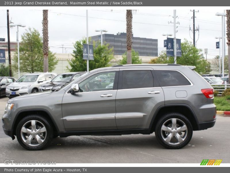 Maximum Steel Metallic / New Saddle/Black 2013 Jeep Grand Cherokee Overland