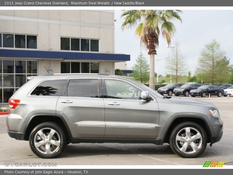 Maximum Steel Metallic / New Saddle/Black 2013 Jeep Grand Cherokee Overland