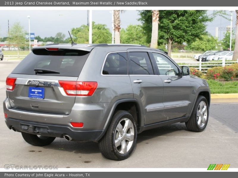 Maximum Steel Metallic / New Saddle/Black 2013 Jeep Grand Cherokee Overland