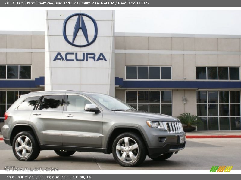 Maximum Steel Metallic / New Saddle/Black 2013 Jeep Grand Cherokee Overland