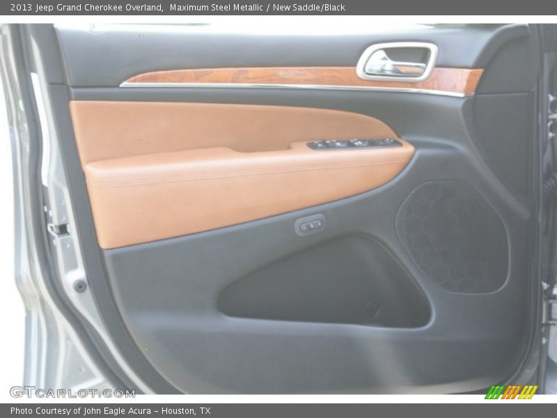 Maximum Steel Metallic / New Saddle/Black 2013 Jeep Grand Cherokee Overland