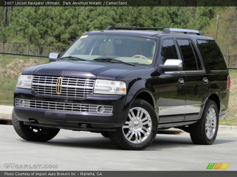 Dark Amethyst Metallic / Camel/Sand 2007 Lincoln Navigator Ultimate