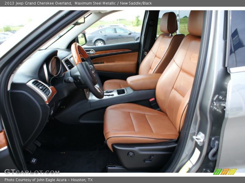 Maximum Steel Metallic / New Saddle/Black 2013 Jeep Grand Cherokee Overland
