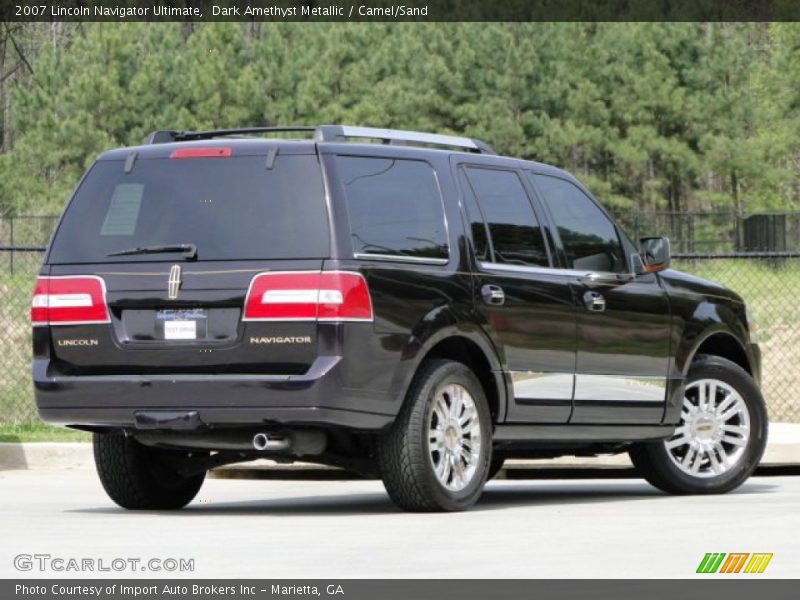 Dark Amethyst Metallic / Camel/Sand 2007 Lincoln Navigator Ultimate