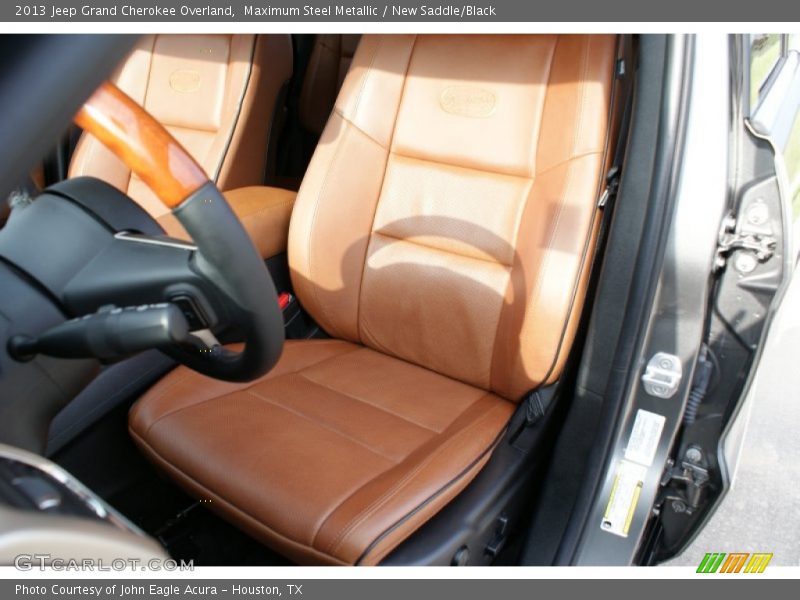 Maximum Steel Metallic / New Saddle/Black 2013 Jeep Grand Cherokee Overland