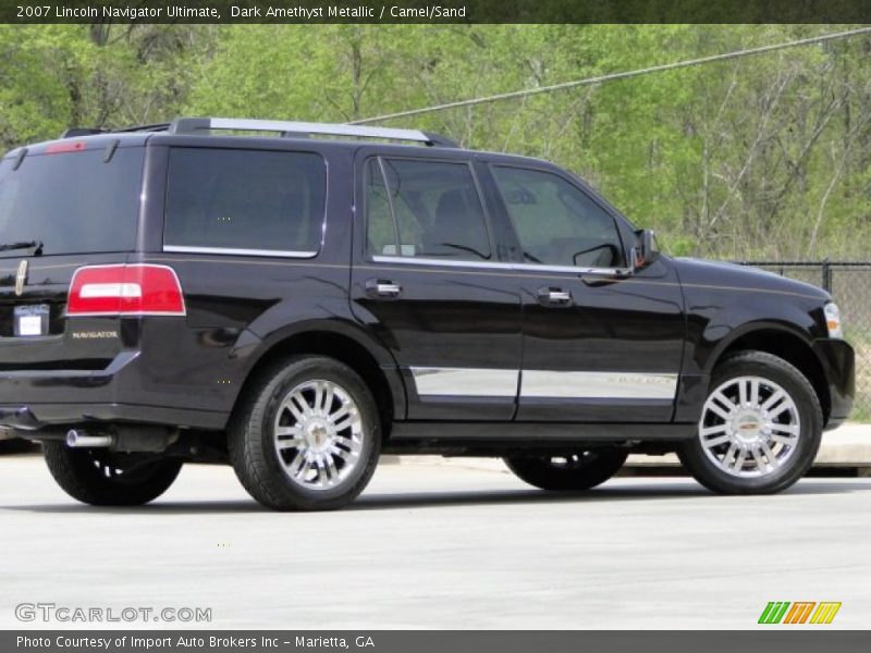 Dark Amethyst Metallic / Camel/Sand 2007 Lincoln Navigator Ultimate