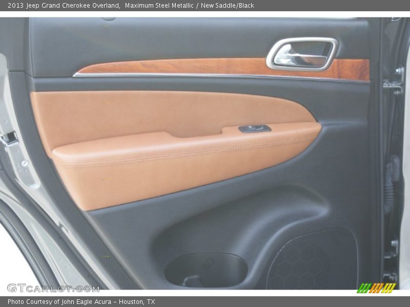Maximum Steel Metallic / New Saddle/Black 2013 Jeep Grand Cherokee Overland