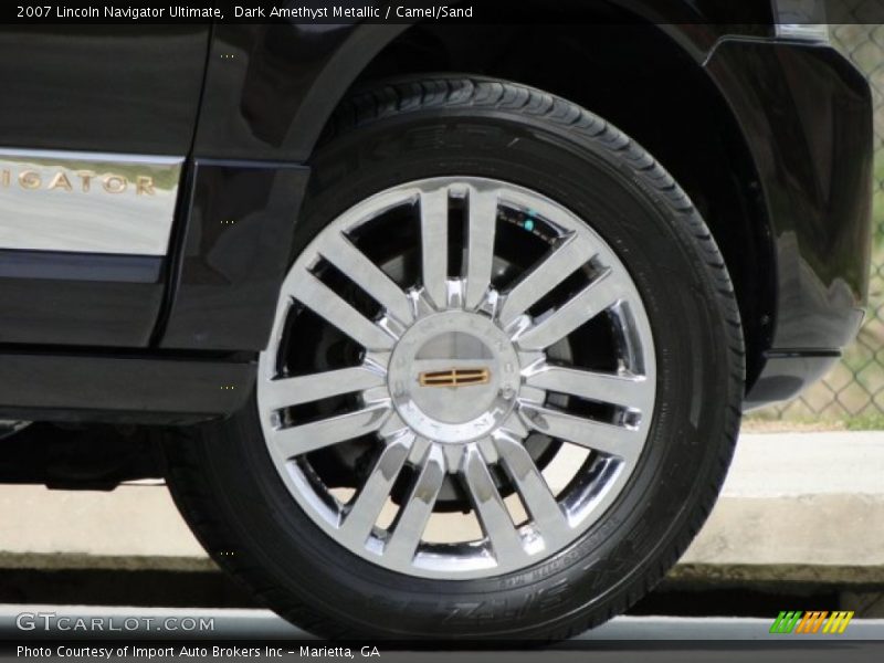 Dark Amethyst Metallic / Camel/Sand 2007 Lincoln Navigator Ultimate