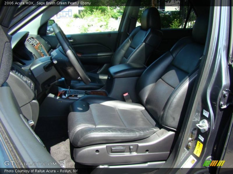 Sage Brush Green Pearl / Ebony 2006 Acura MDX