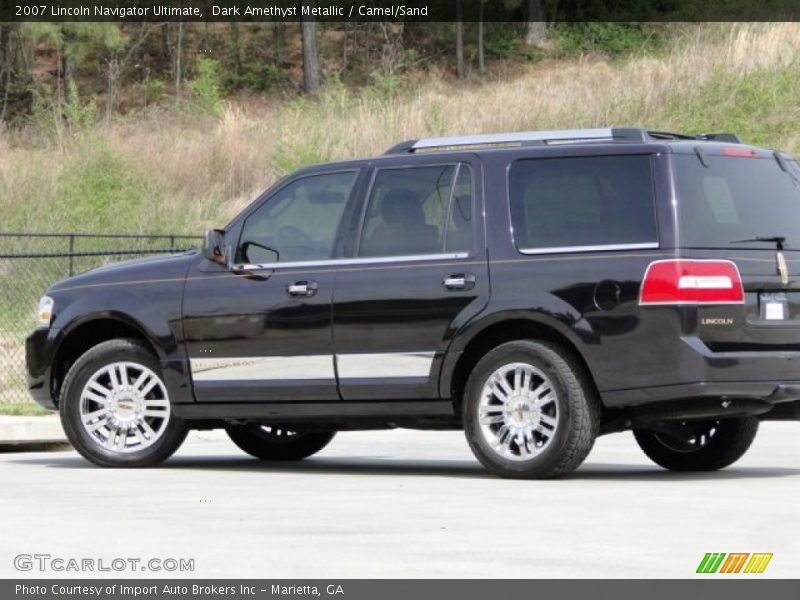 Dark Amethyst Metallic / Camel/Sand 2007 Lincoln Navigator Ultimate