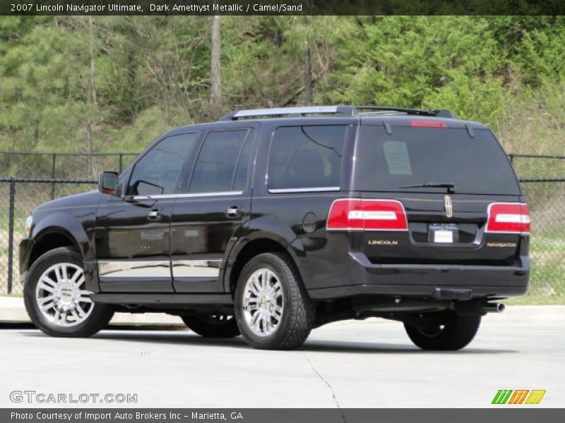 Dark Amethyst Metallic / Camel/Sand 2007 Lincoln Navigator Ultimate
