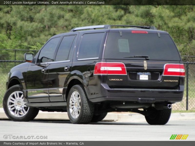 Dark Amethyst Metallic / Camel/Sand 2007 Lincoln Navigator Ultimate