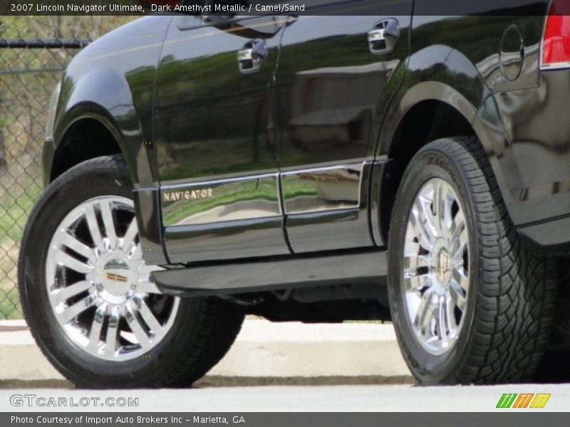 Dark Amethyst Metallic / Camel/Sand 2007 Lincoln Navigator Ultimate