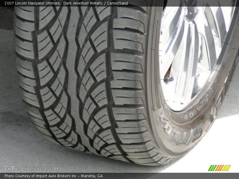 Dark Amethyst Metallic / Camel/Sand 2007 Lincoln Navigator Ultimate