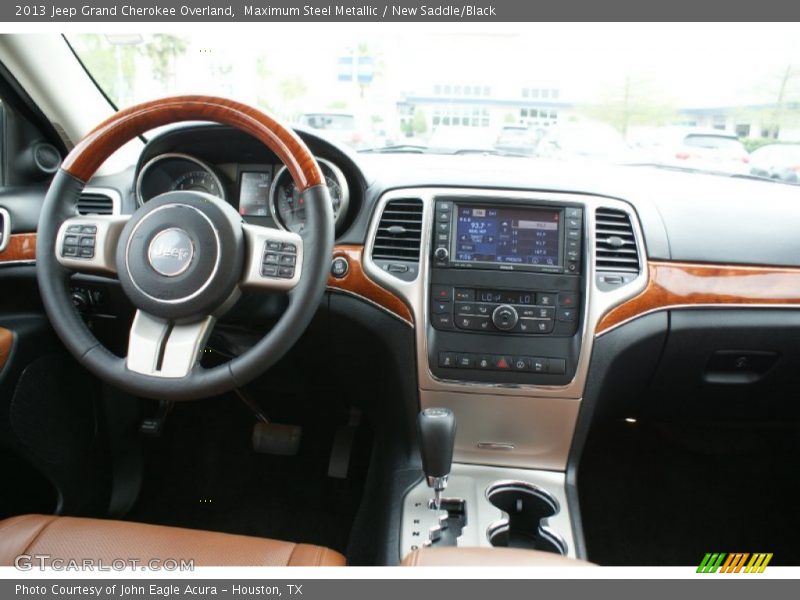 Maximum Steel Metallic / New Saddle/Black 2013 Jeep Grand Cherokee Overland