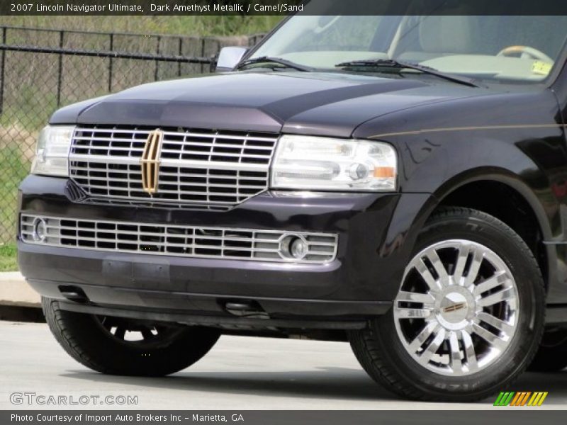 Dark Amethyst Metallic / Camel/Sand 2007 Lincoln Navigator Ultimate