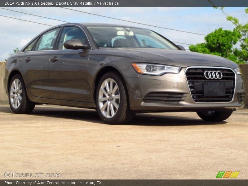 Dakota Gray Metallic / Velvet Beige 2014 Audi A6 2.0T Sedan