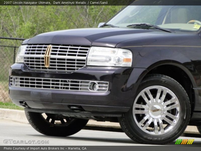 Dark Amethyst Metallic / Camel/Sand 2007 Lincoln Navigator Ultimate
