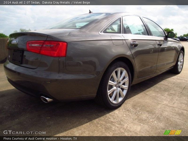 Dakota Gray Metallic / Velvet Beige 2014 Audi A6 2.0T Sedan