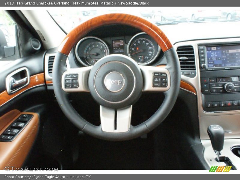 Maximum Steel Metallic / New Saddle/Black 2013 Jeep Grand Cherokee Overland