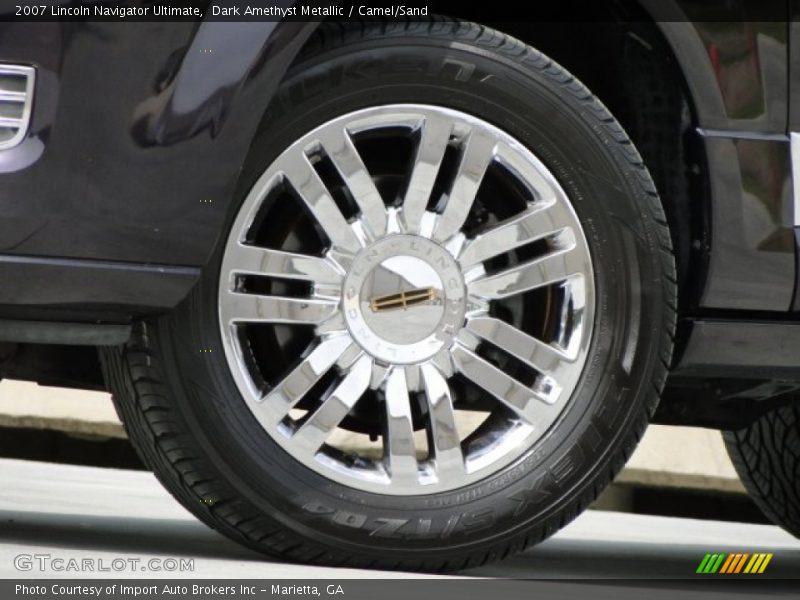 Dark Amethyst Metallic / Camel/Sand 2007 Lincoln Navigator Ultimate