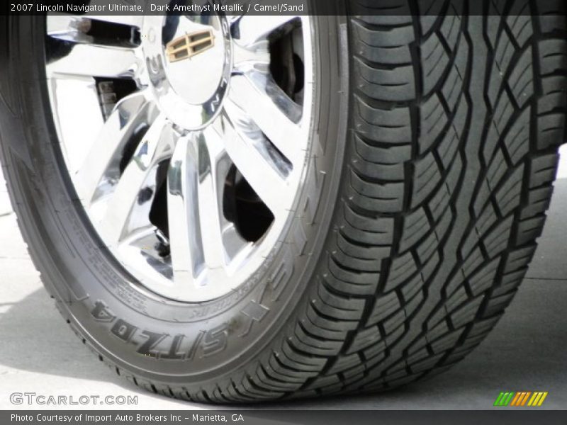 Dark Amethyst Metallic / Camel/Sand 2007 Lincoln Navigator Ultimate