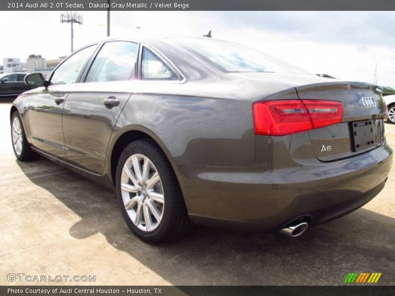 Dakota Gray Metallic / Velvet Beige 2014 Audi A6 2.0T Sedan