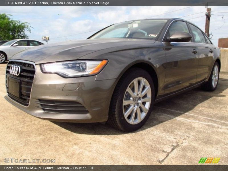 Dakota Gray Metallic / Velvet Beige 2014 Audi A6 2.0T Sedan