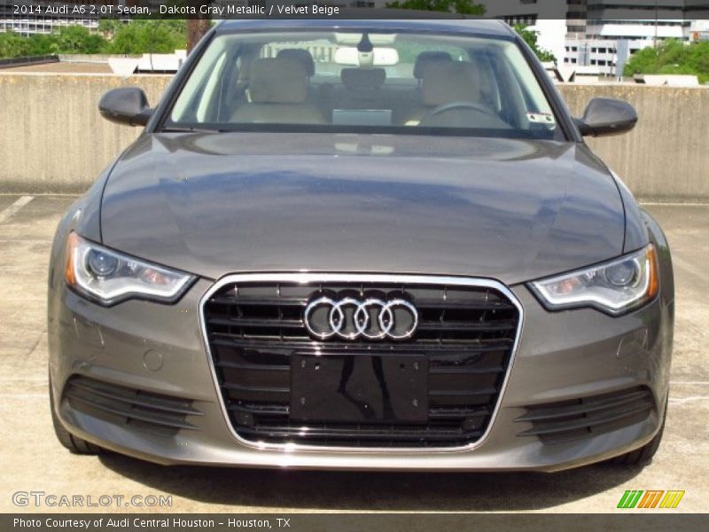 Dakota Gray Metallic / Velvet Beige 2014 Audi A6 2.0T Sedan