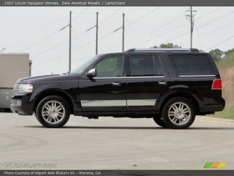 Dark Amethyst Metallic / Camel/Sand 2007 Lincoln Navigator Ultimate