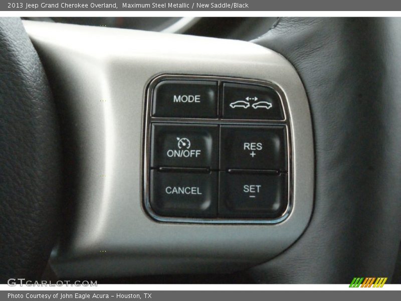Maximum Steel Metallic / New Saddle/Black 2013 Jeep Grand Cherokee Overland