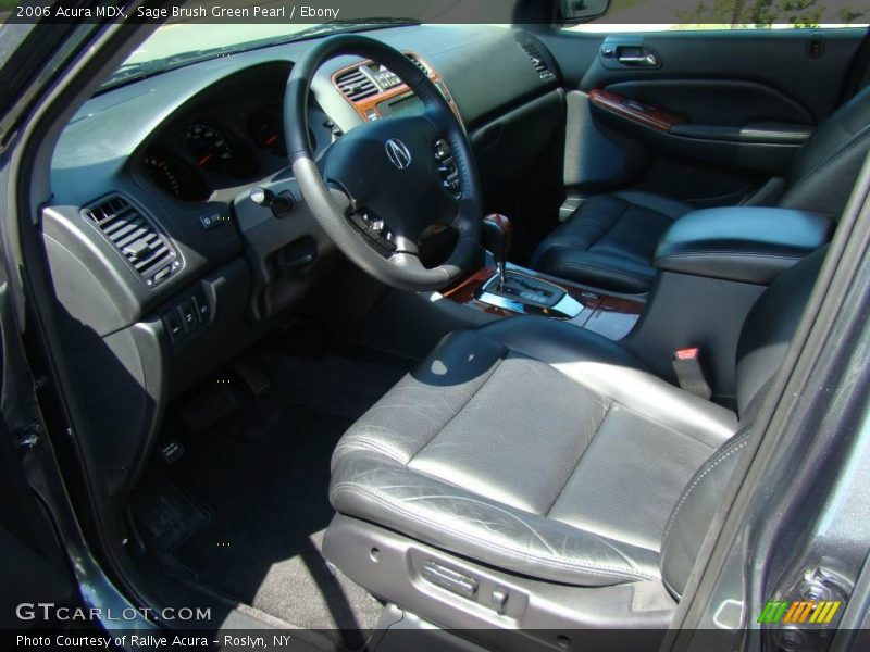 Sage Brush Green Pearl / Ebony 2006 Acura MDX