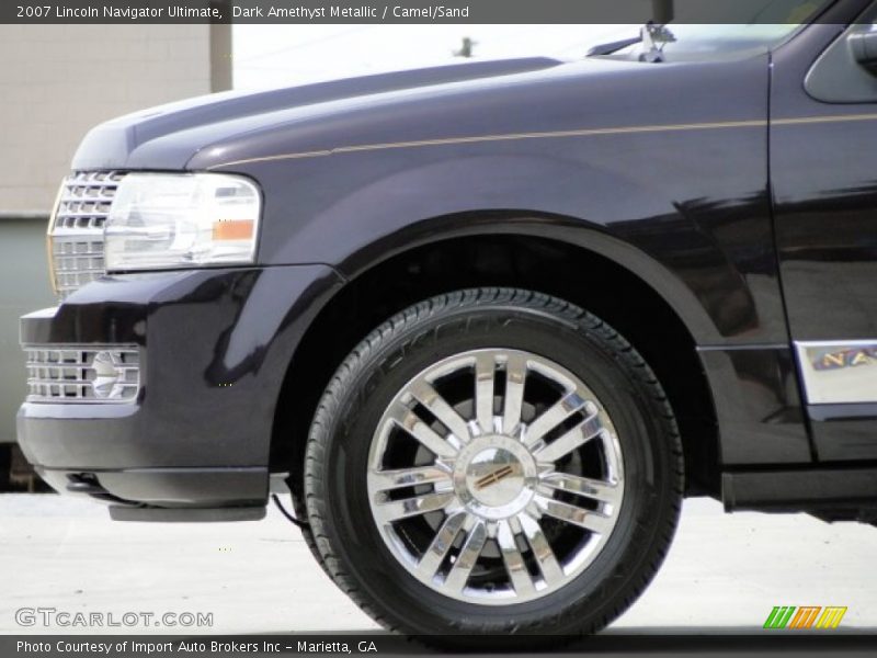 Dark Amethyst Metallic / Camel/Sand 2007 Lincoln Navigator Ultimate