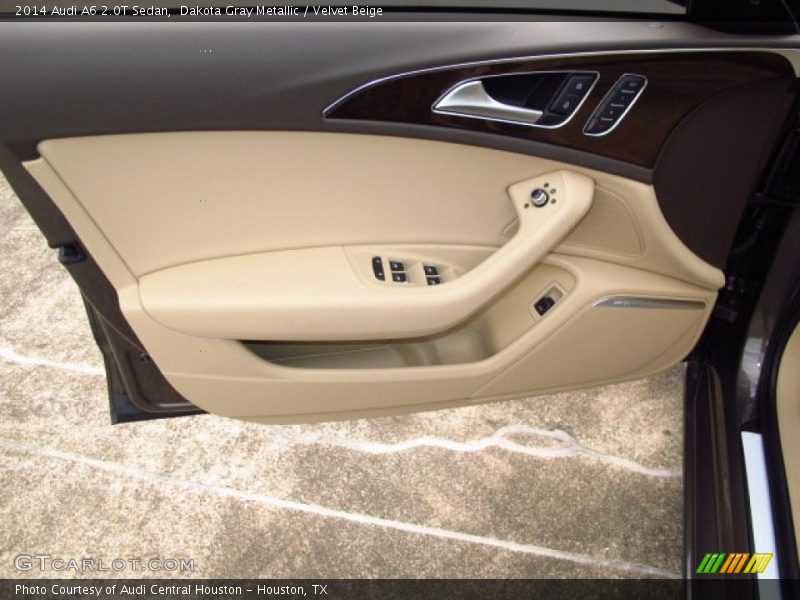 Dakota Gray Metallic / Velvet Beige 2014 Audi A6 2.0T Sedan