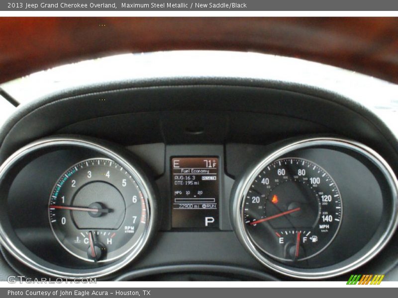 Maximum Steel Metallic / New Saddle/Black 2013 Jeep Grand Cherokee Overland