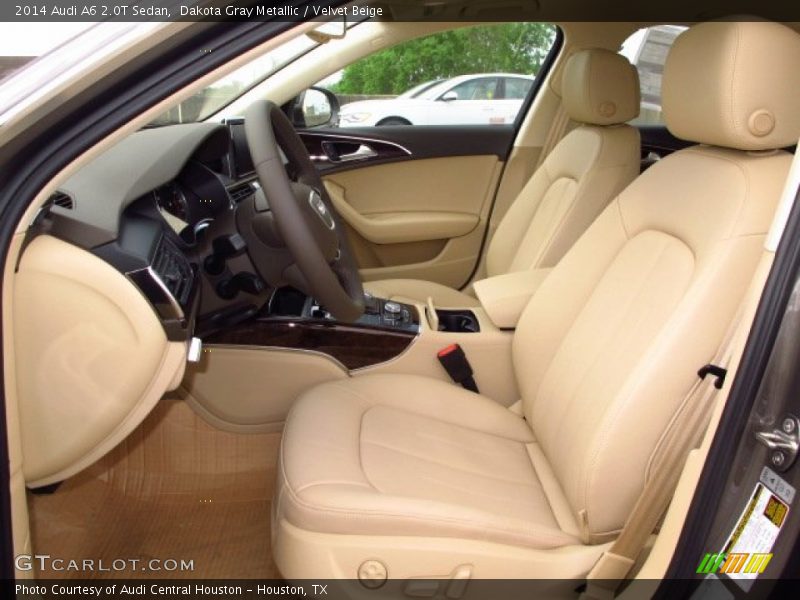 Dakota Gray Metallic / Velvet Beige 2014 Audi A6 2.0T Sedan